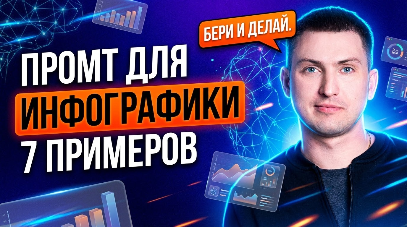 Примеры генерации инфографики в нейросети по промту