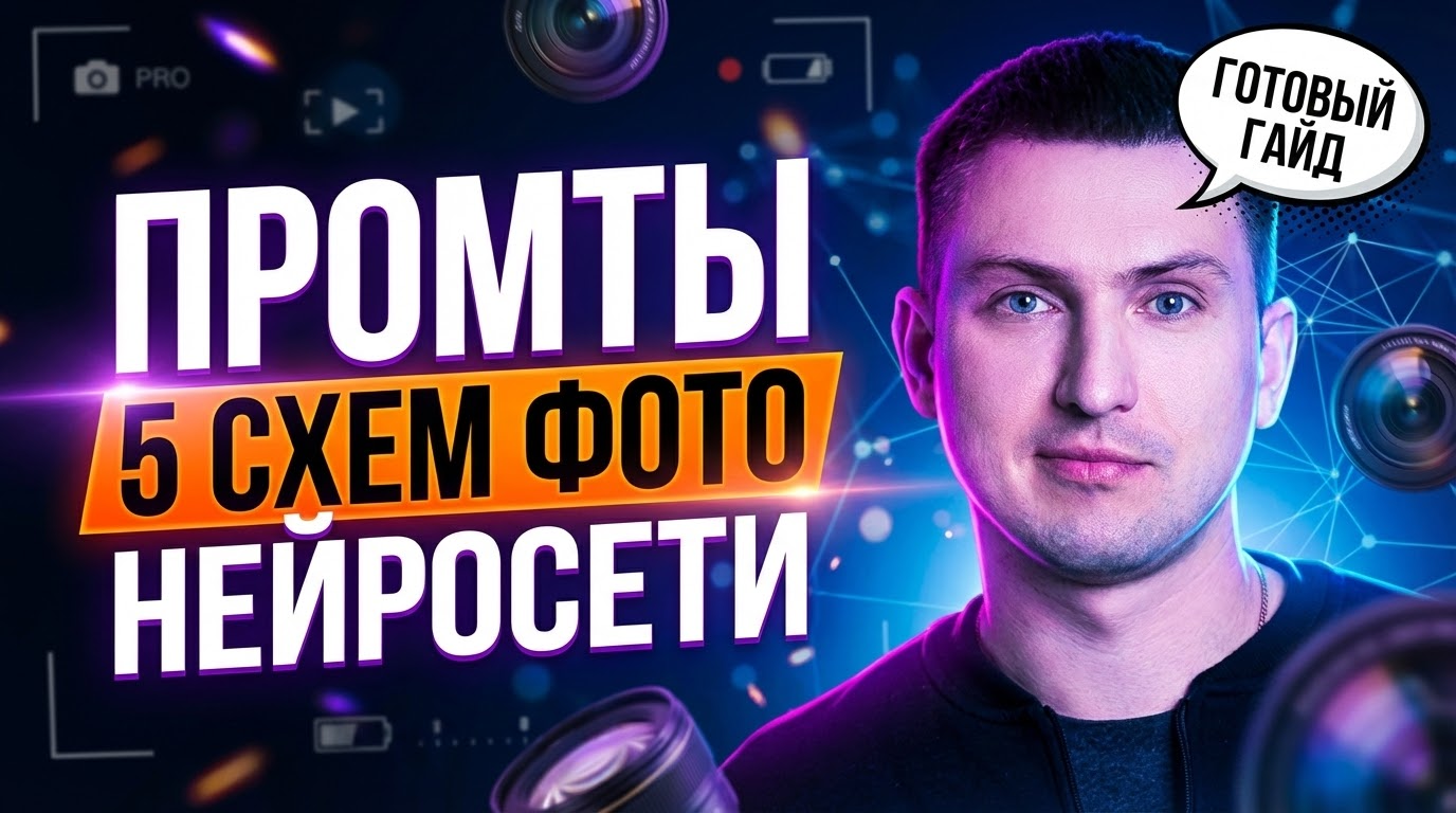 5 готовых схем и промты для фотосессии в нейросети