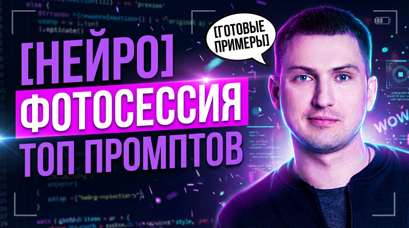 Примеры генерации изображений нейросетью и подборка промтов для нейрофотосессии