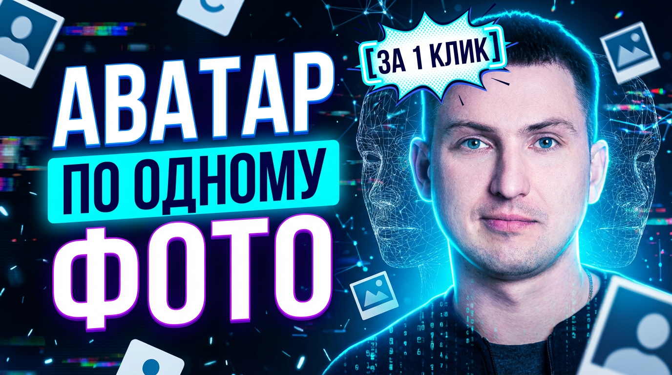 Процесс генерации аватара из фотографии с помощью нейросети