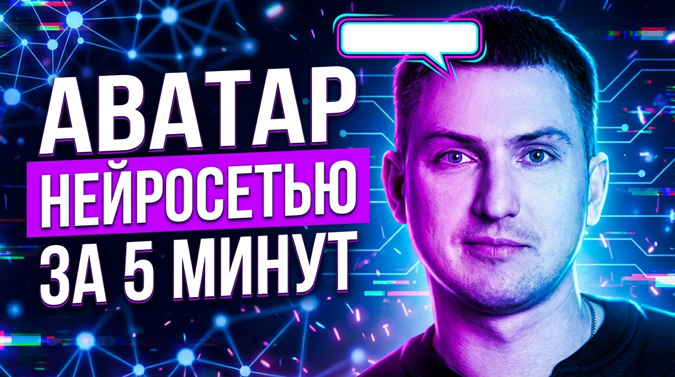 Создание уникального аватара нейросетью онлайн бесплатно за 5 минут