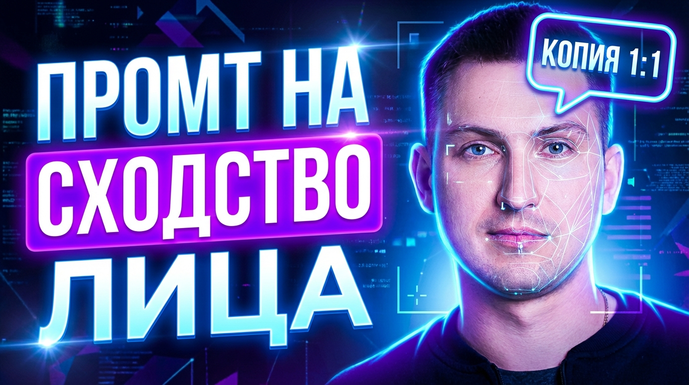 Генерация изображения с сохранением черт лица персонажа в нейросети
