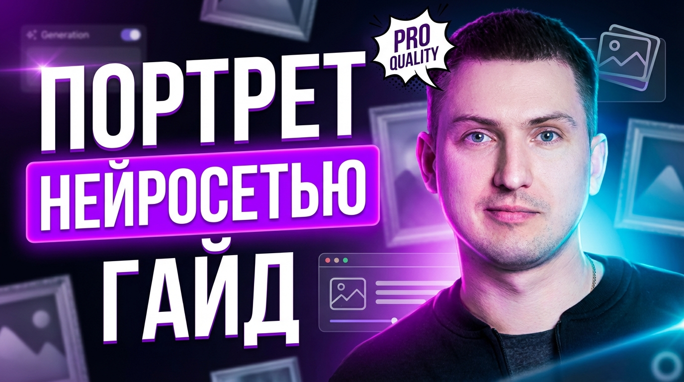 Пример генерации портрета нейросетью пошаговая инструкция