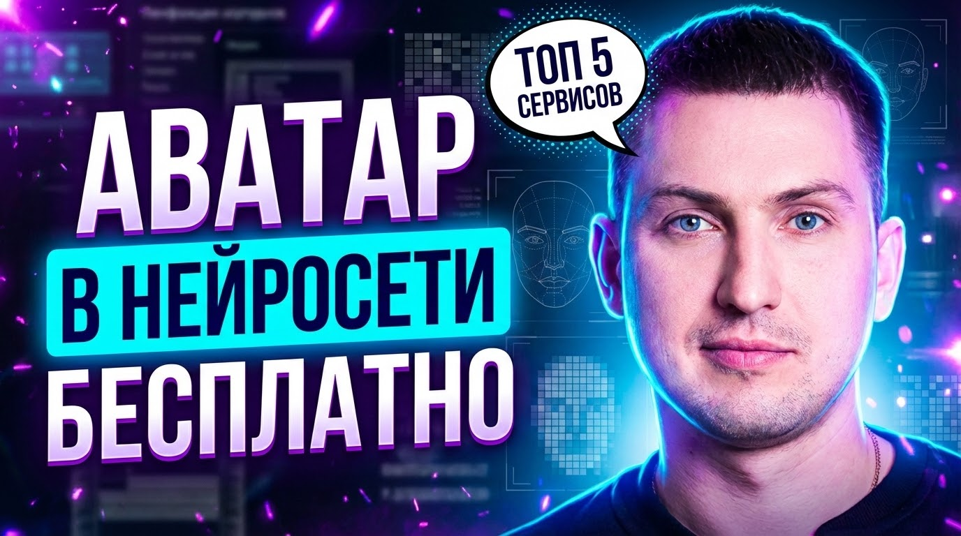 Пример создания аватара в нейросети бесплатно и список сервисов