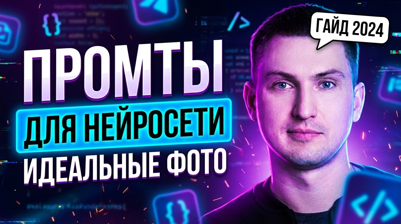 Иллюстрация процесса создания текстового запроса для генерации фото в нейросети