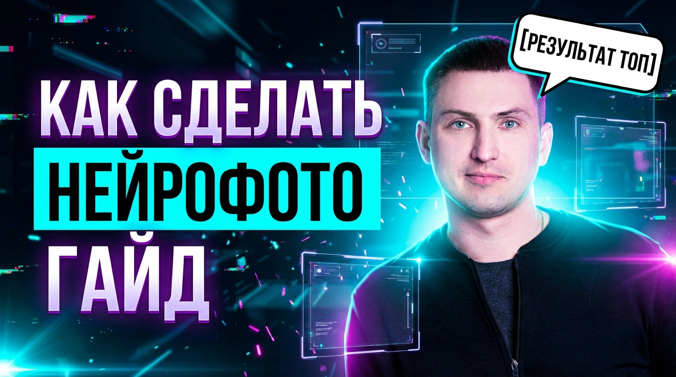 Интерфейс нейросети для генерации изображений и создания нейрофото
