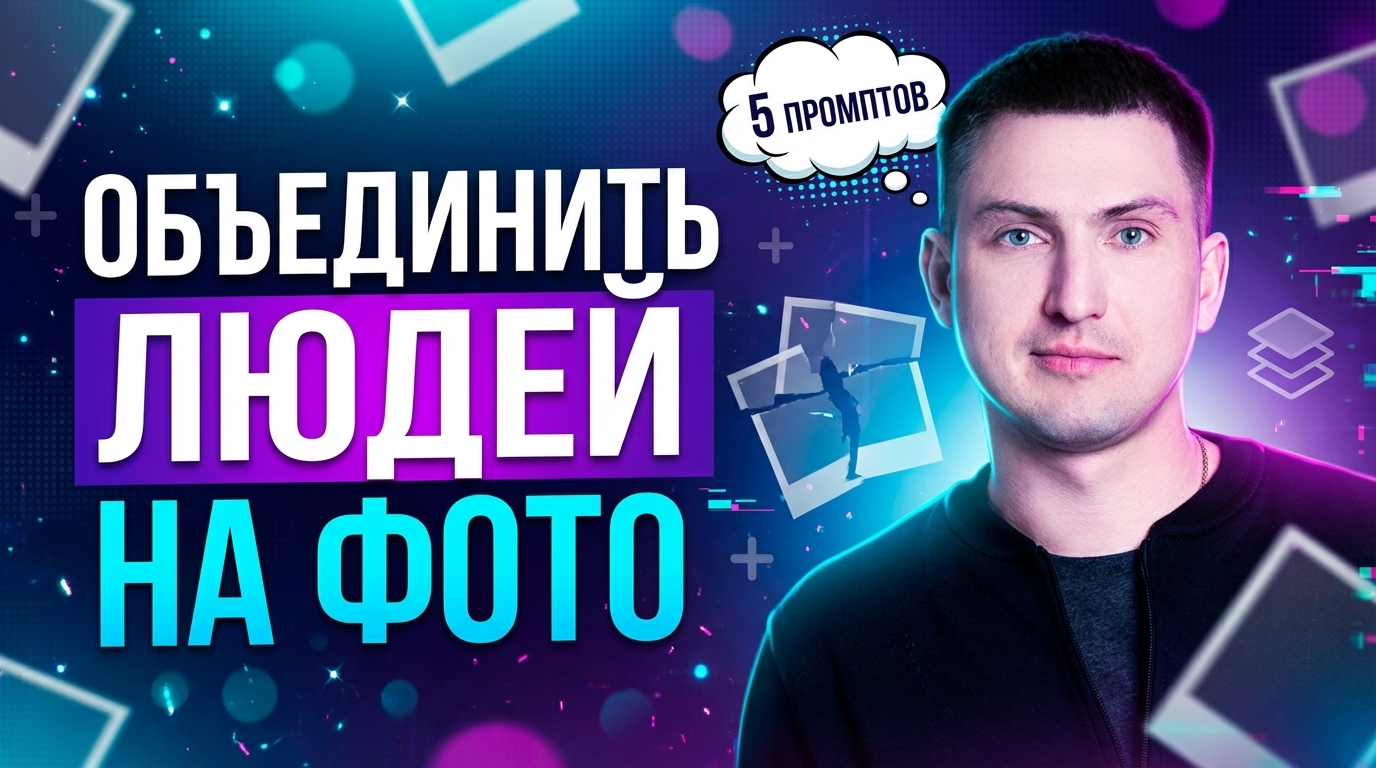 Объединить людей на фото: 5 промтов, чтобы совместить фотографии