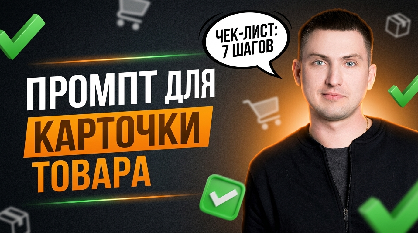 Промт для карточки товара: чек-лист из 7 шагов для маркетплейсов