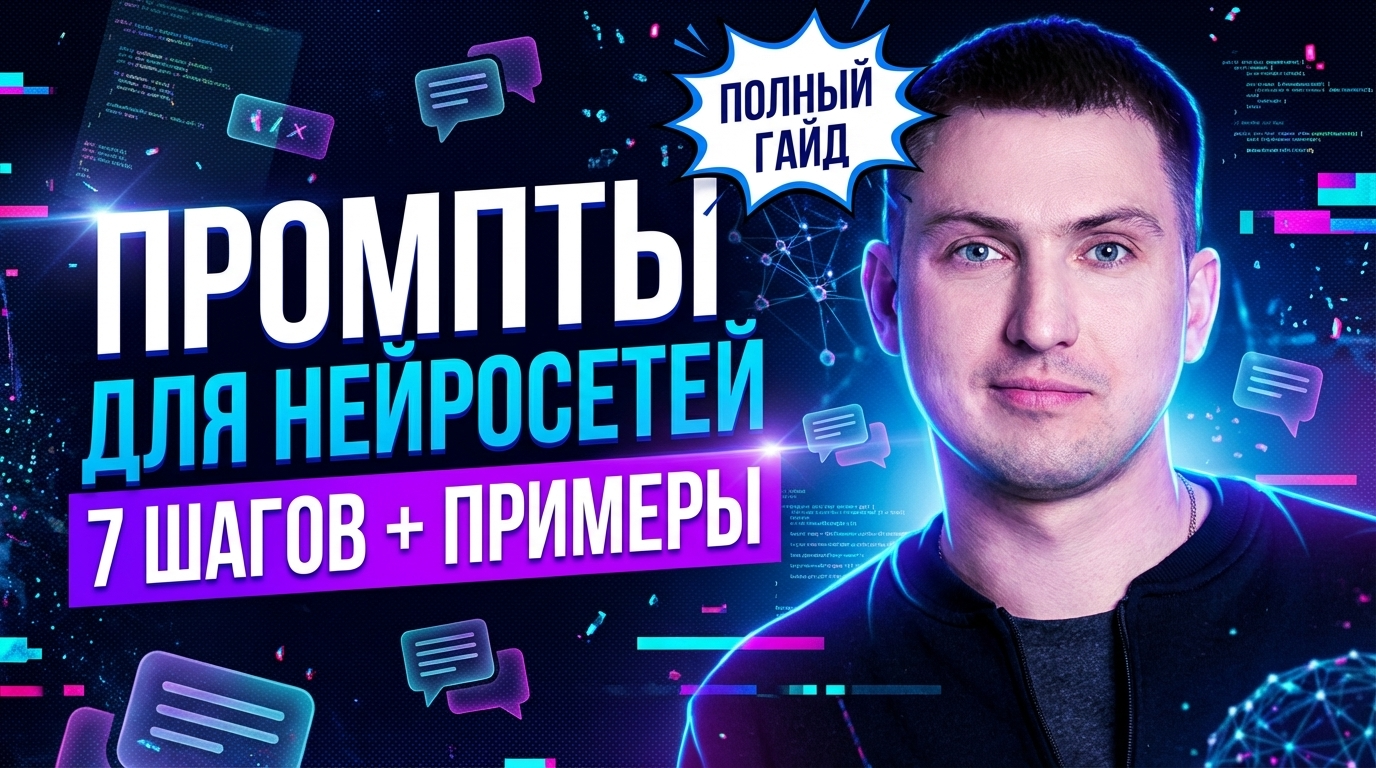 Промты для нейросети: как писать промты — 7 шагов и примеры для ИИ
