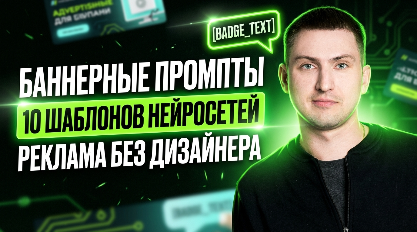 Промты для баннеров: 10 шаблонов для нейросети — реклама без дизайнера