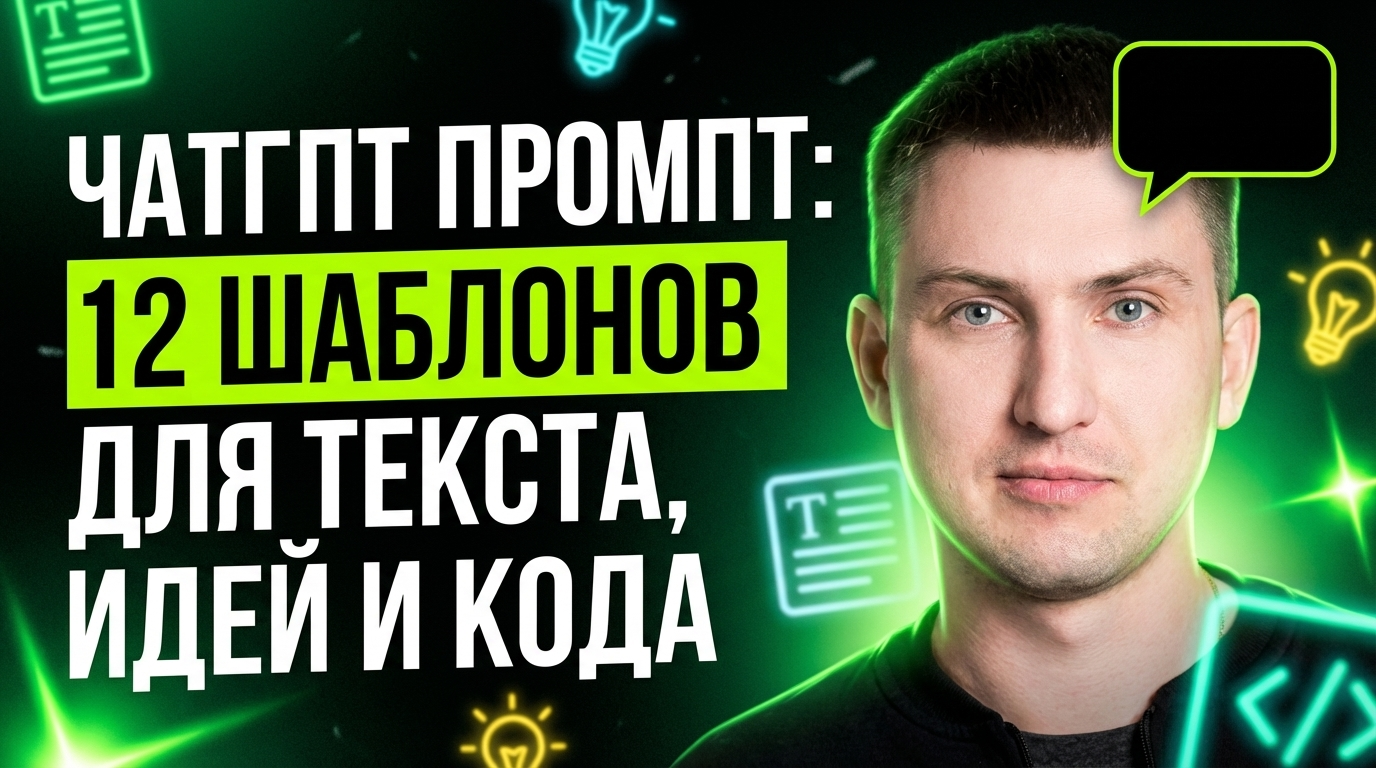 Промт для ChatGPT: 12 шаблонов запросов для текста, идей и кода