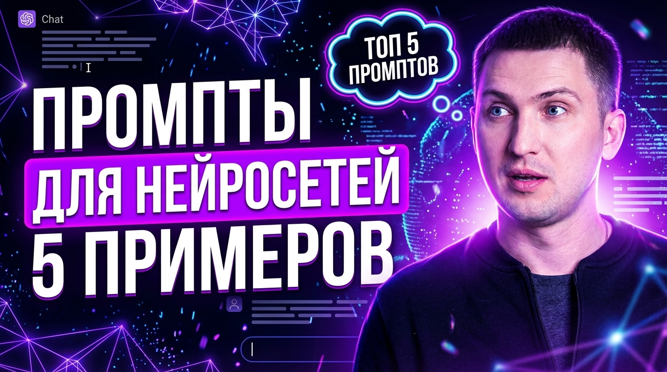 Промты для нейросети: 5 примеров для эффективного использования