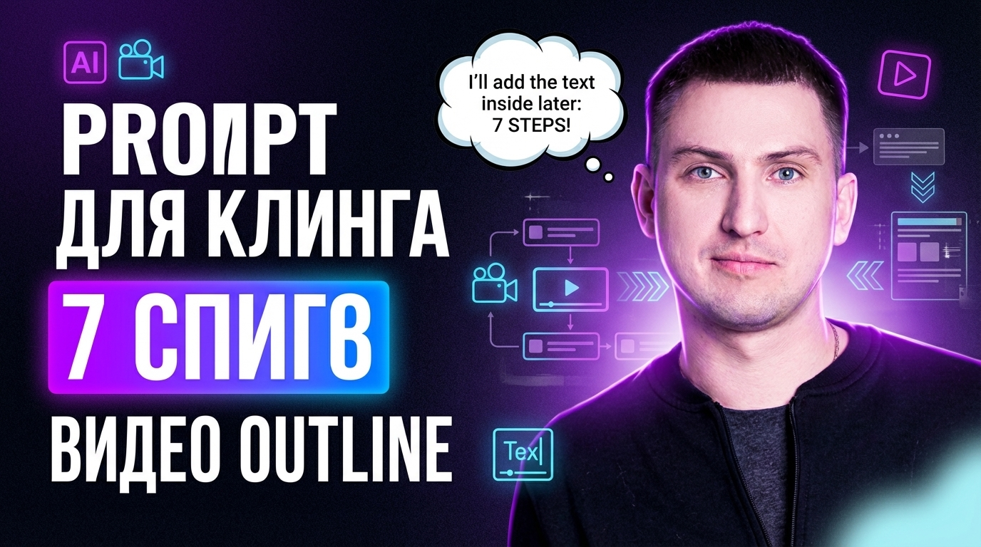 промт для kling: 7 шагов, чтобы делать видео в Kling AI — схема