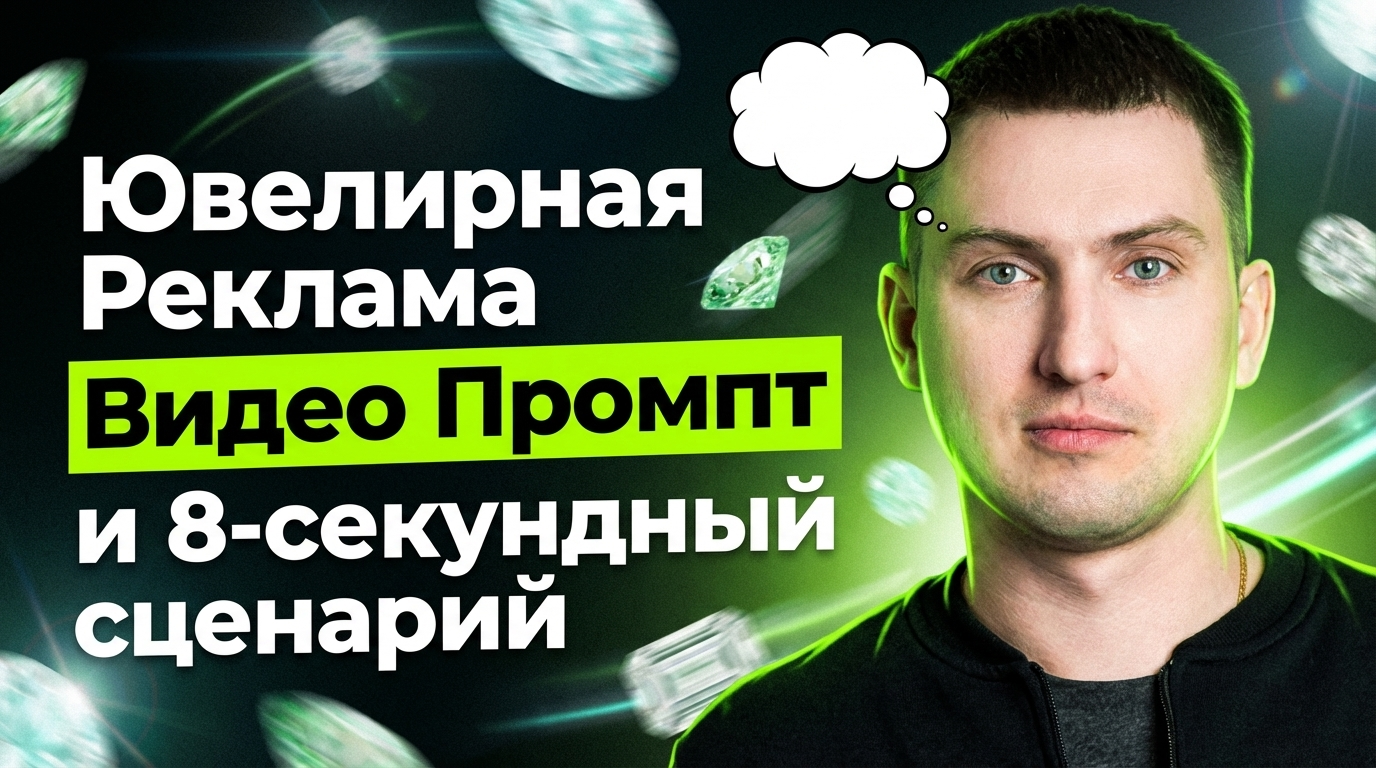 Реклама украшений: промт для видео и сценарий 8-секундного ролика