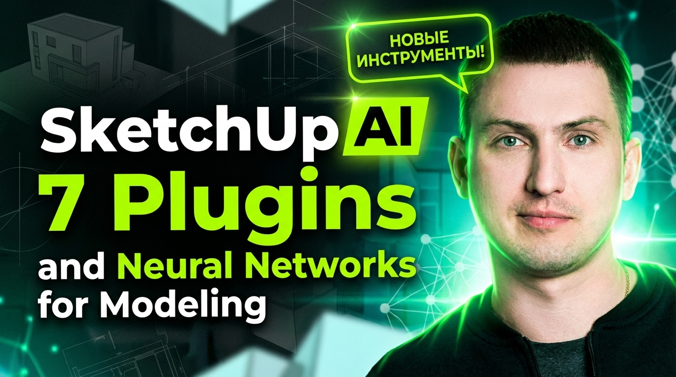 SketchUp AI: 7 плагинов и нейросетей для ускорения моделирования