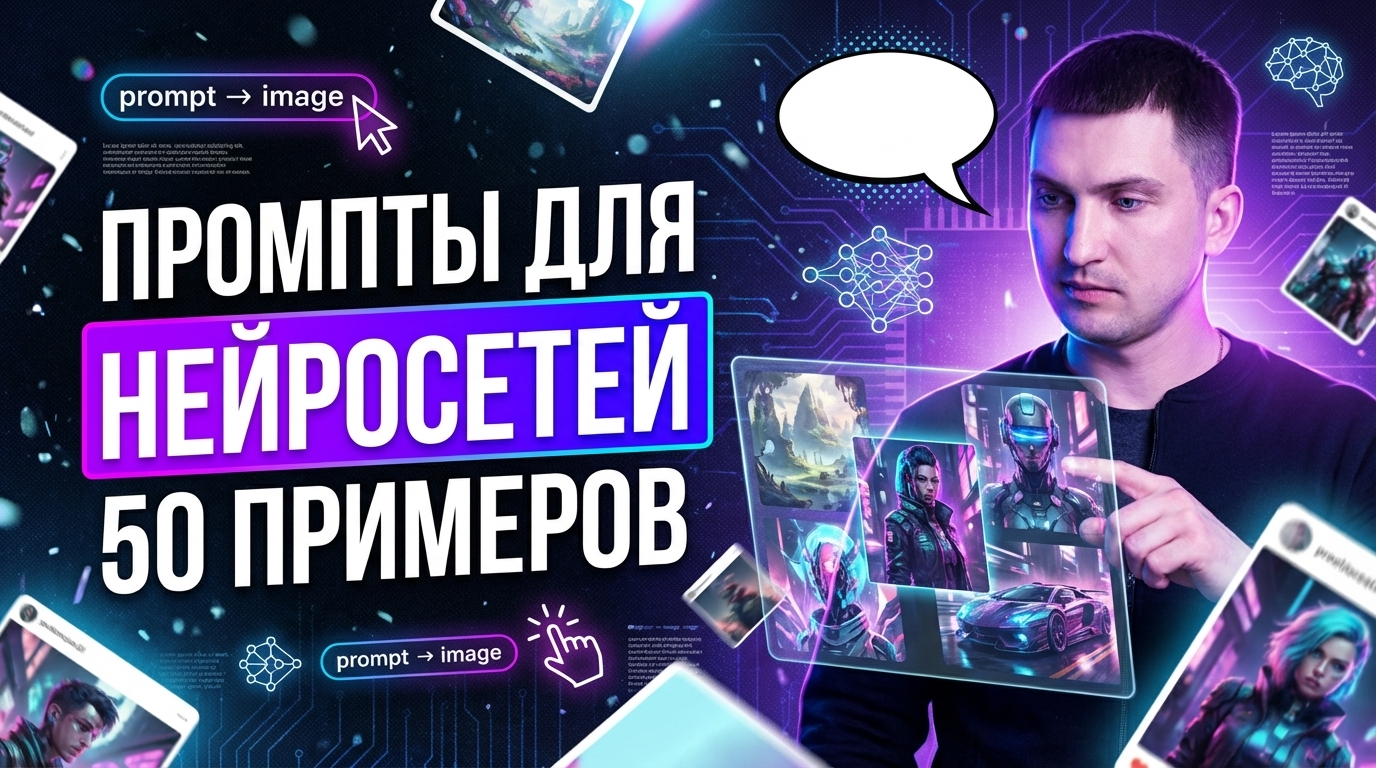 Промты для нейросети: 50 примеров для Midjourney и Flux — база идей