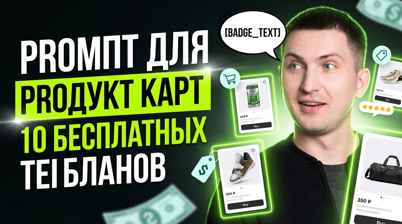 Промт для карточки товара: 10 бесплатных шаблонов для маркетплейсов