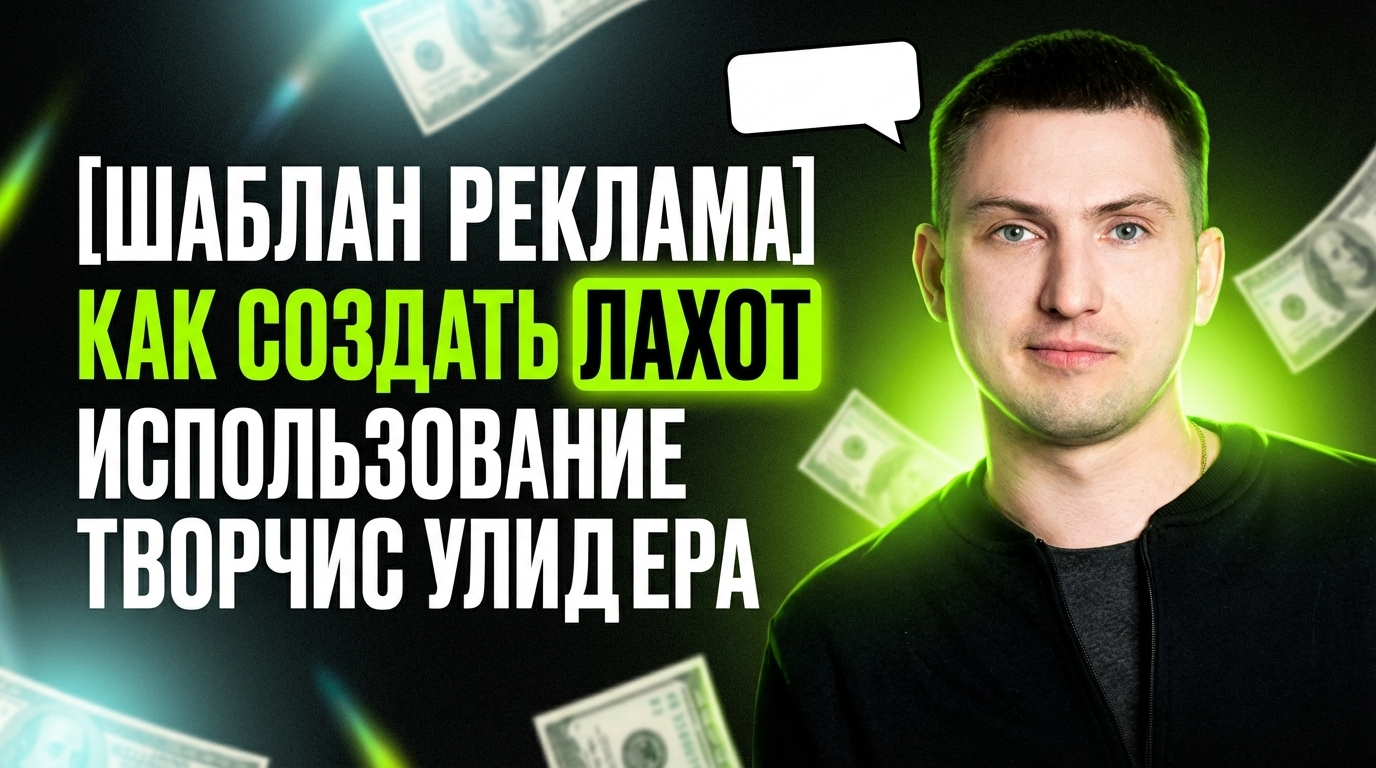 Шаблон для рекламы: как создать макет с помощью конструктора креативов