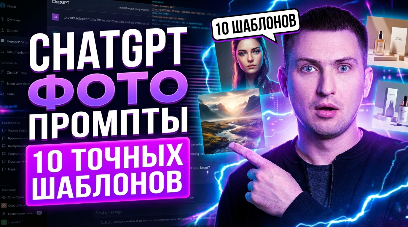 промты для чата gpt для фото: 10 шаблонов для точной генерации картинки
