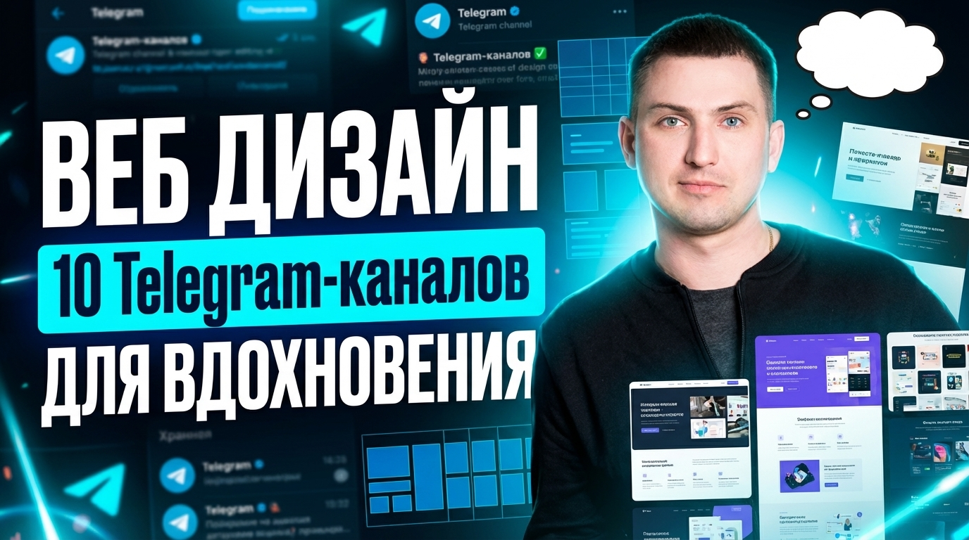 Веб дизайн Телеграм: 10 тг-каналов веб-дизайнеров для вдохновения