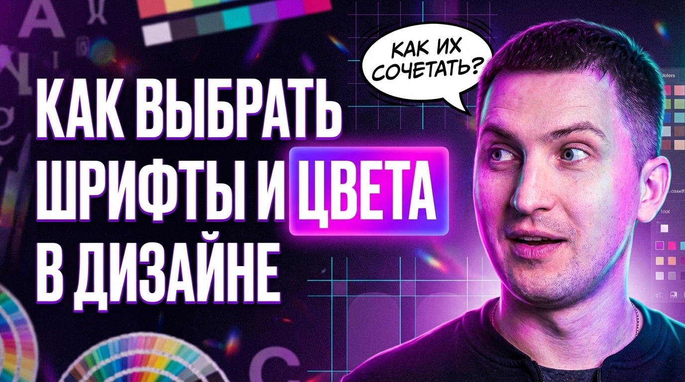 Шрифты и сочетание цветов в дизайне: как выбрать лучшие варианты
