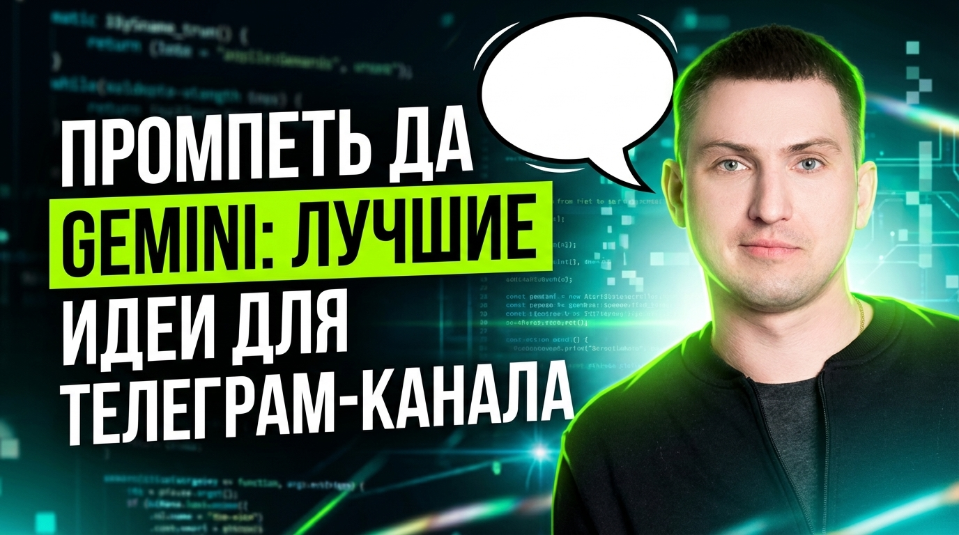 Промпты для Gemini: лучшие идеи для Телеграм-канала