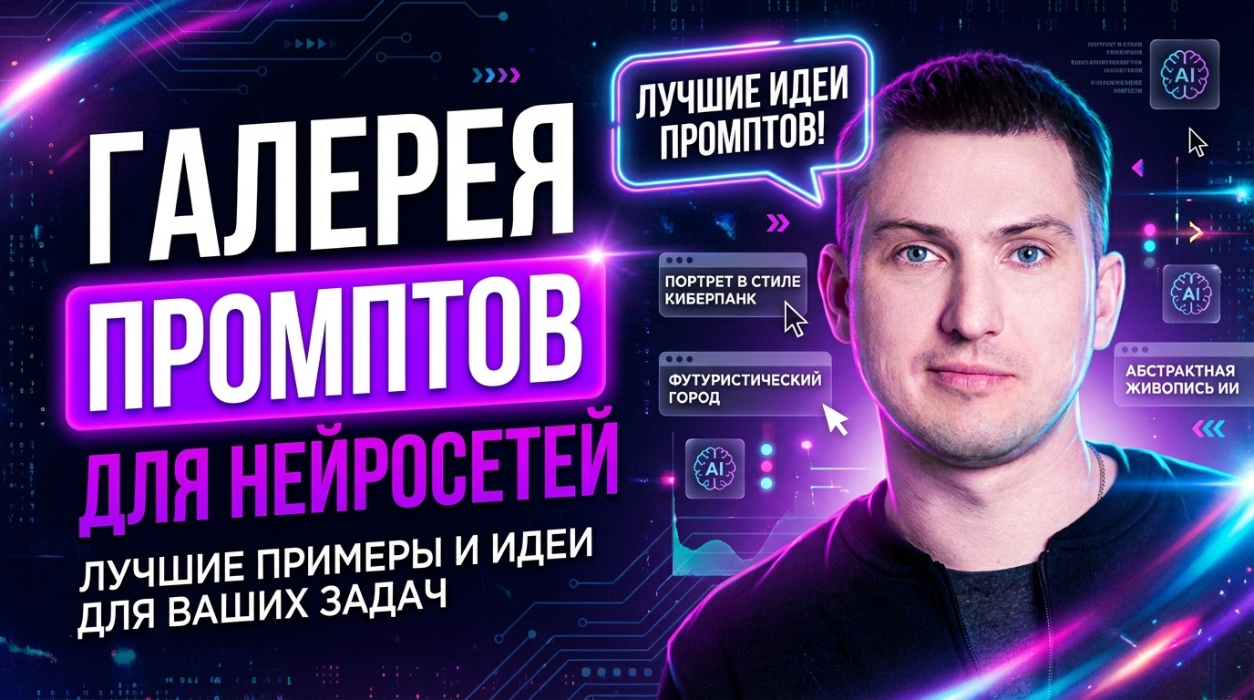 Галерея промтов для нейросети: лучшие примеры и идеи для ваших запросов