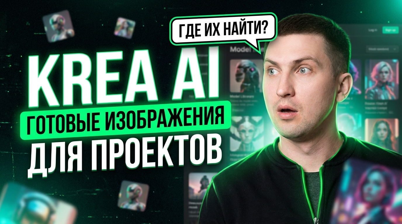 Krea AI: как найти готовые обученные образы для проектов