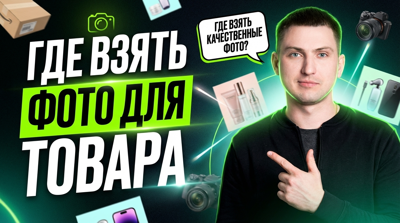 Карточка для фото товара: где взять качественные изображения для маркетплейсов