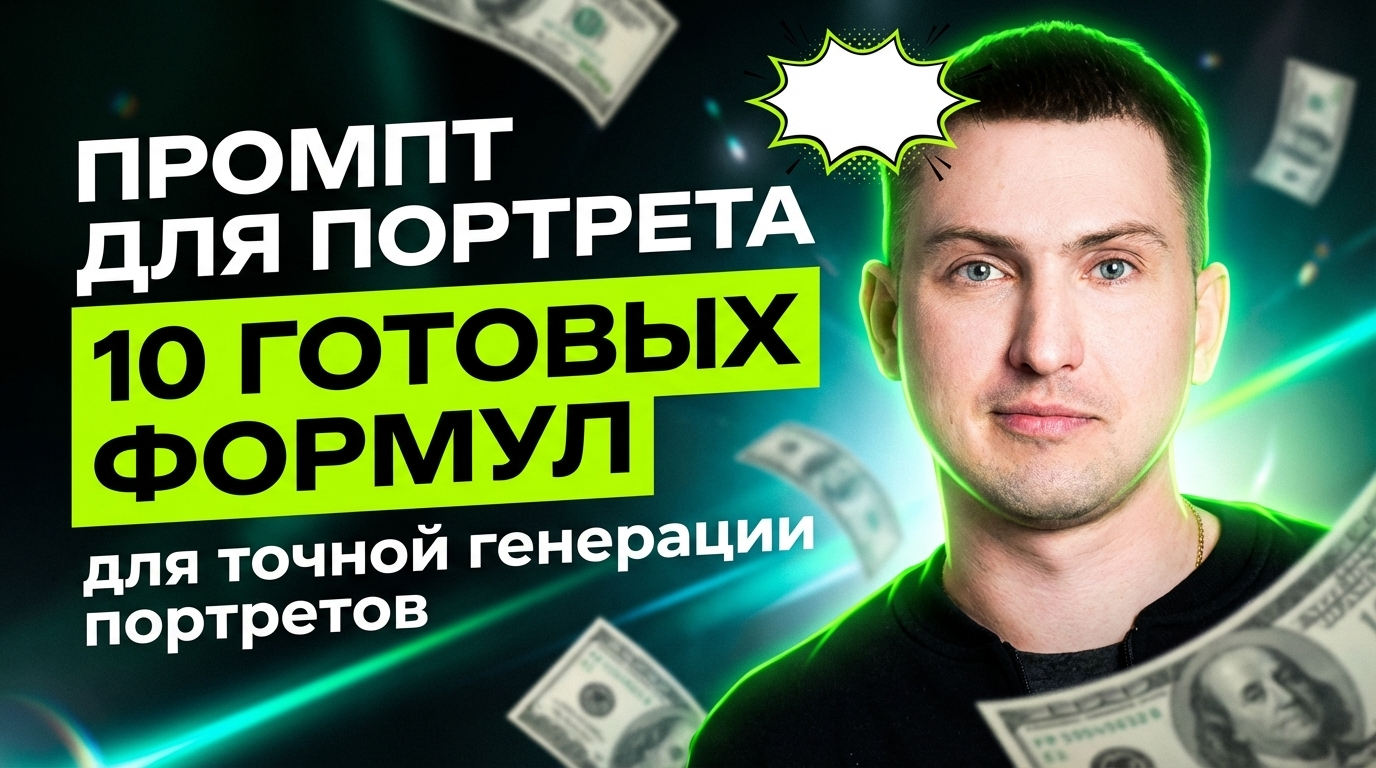 Промт для портрета: 10 готовых формул для точной генерации портретов