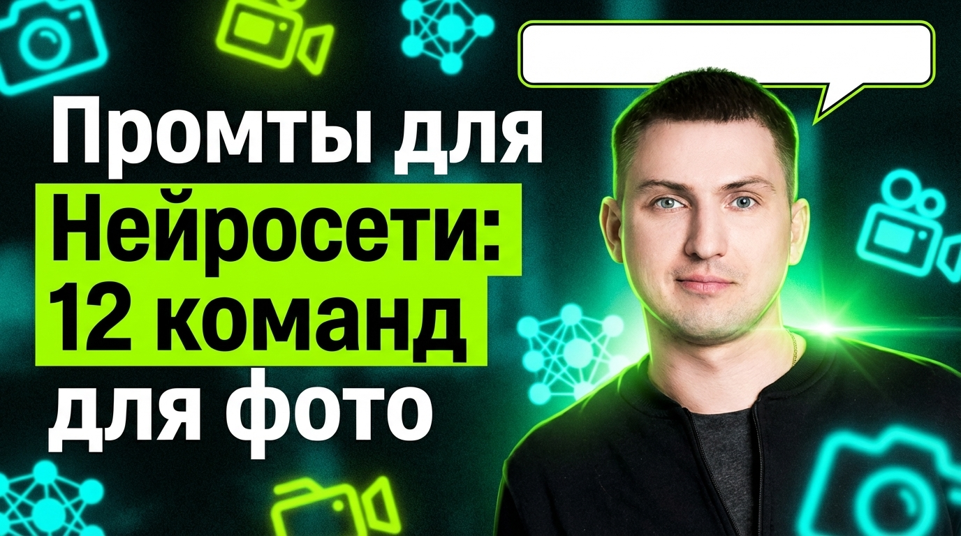 Промты для нейросети: 12 готовых команд для обработки фото