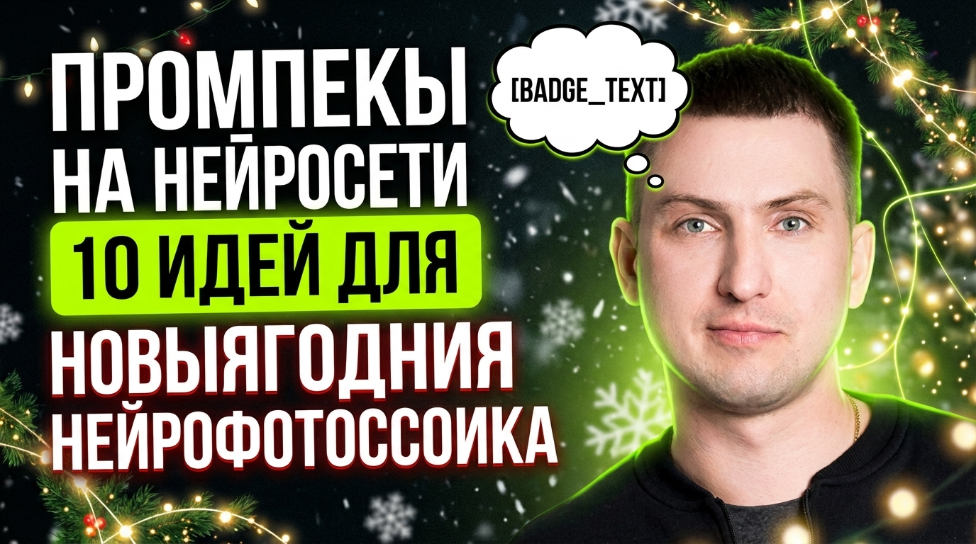Промты для нейросети: 10 идей для новогодней нейрофотосессии