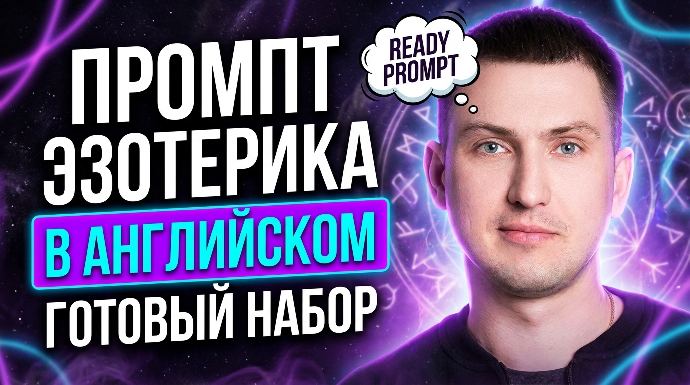 Промт эзотерика на английском — готовый набор для практики и работы с текстами