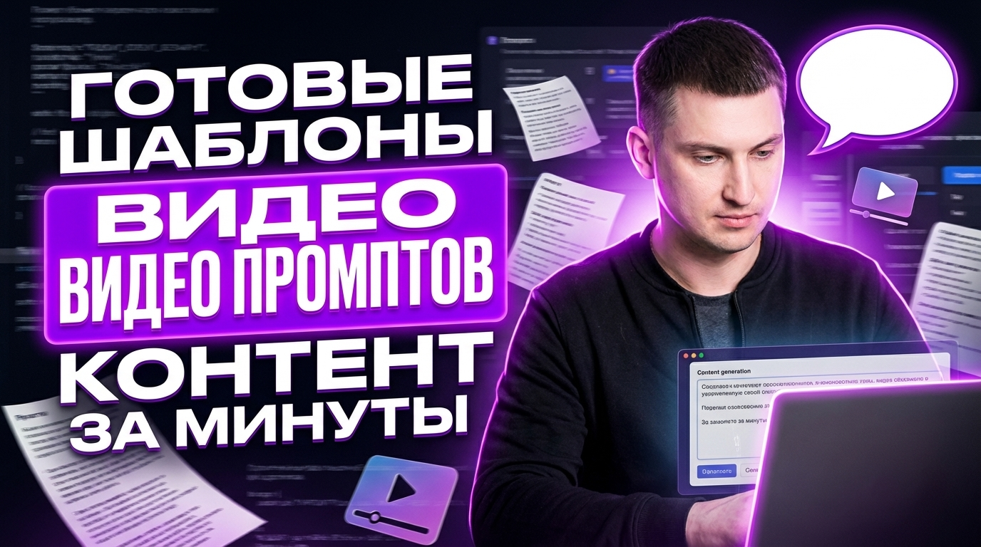 Готовые шаблоны промтов для видео: как быстро генерировать контент по промту