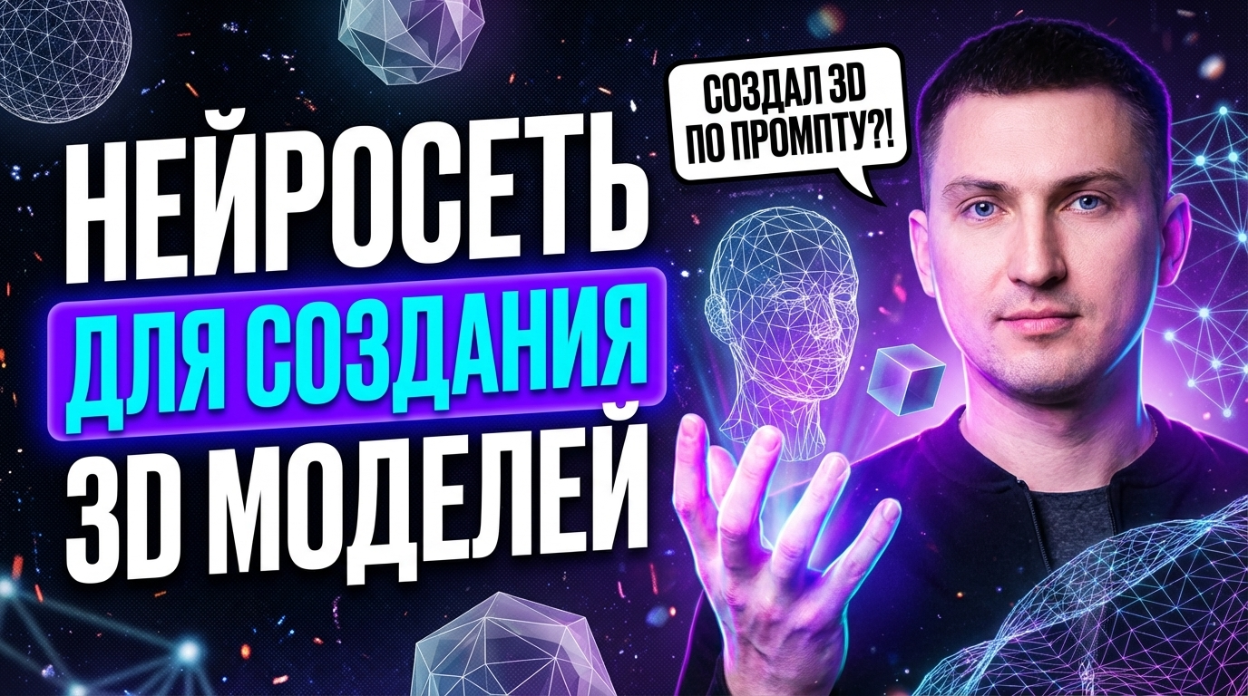 Нейросеть для 3D: как создавать 3D модели через грамотные промты