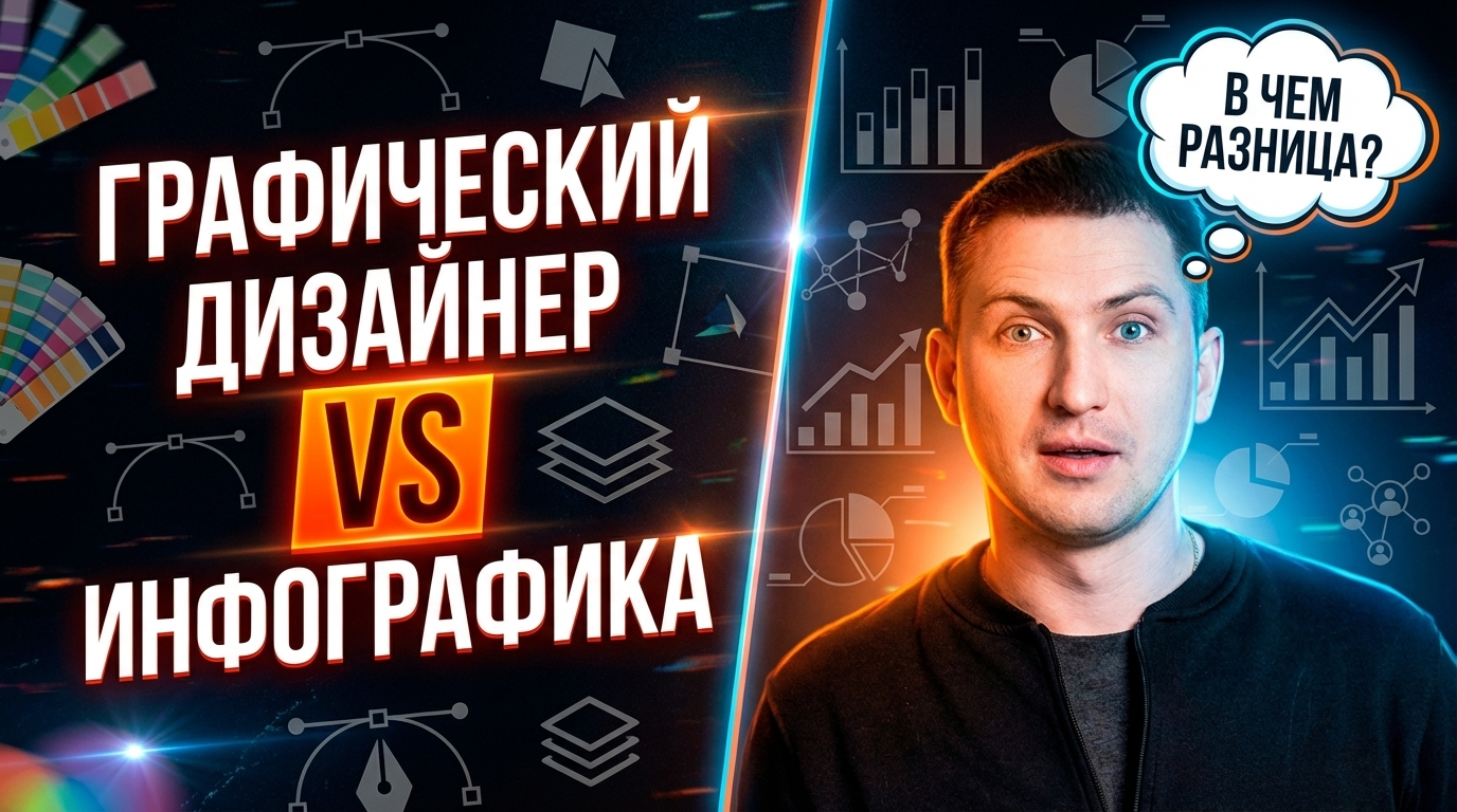 Графический дизайнер и инфографика: в чём разница профессий
