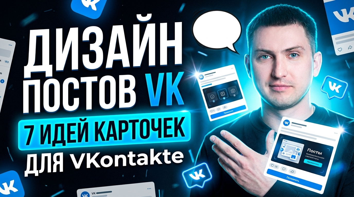 Дизайны постов ВК: 7 идей карточек для ВК — оформление ВКонтакте
