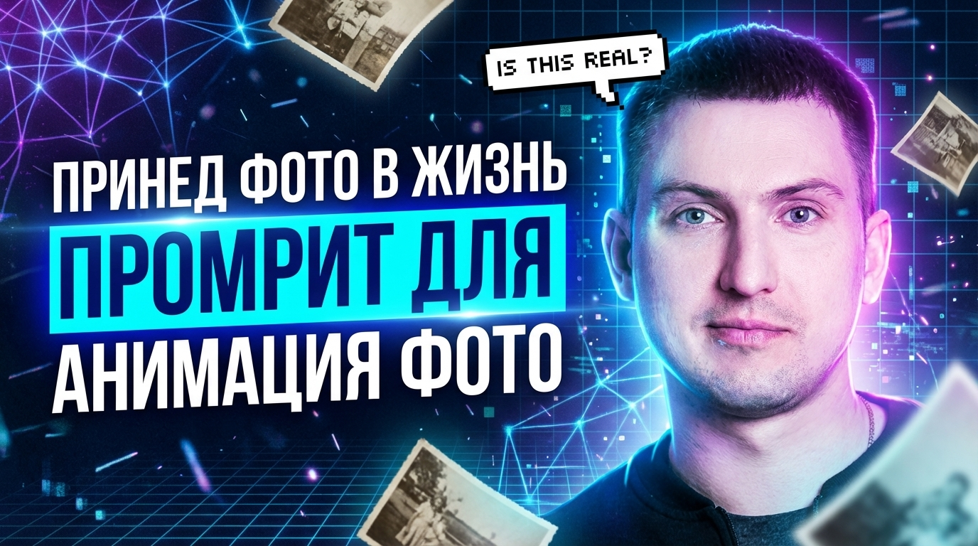 Оживи фото: промт для нейросети, чтобы анимировать снимок
