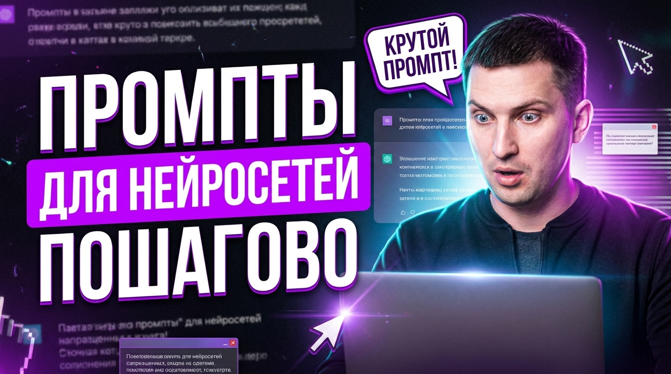 Промты для нейросети: как создавать тексты для промта и копирайтинга шаг за шагом