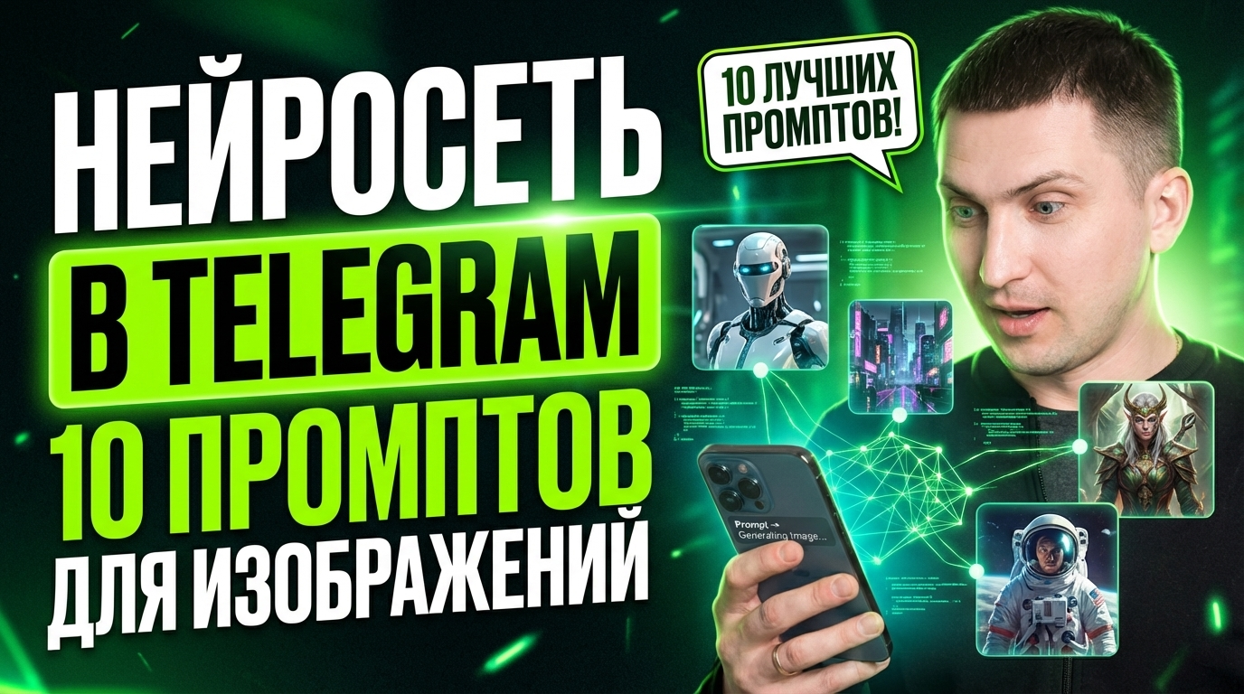 Нейросеть в Telegram: 10 промтов для генерации картинок в ИИ-боте
