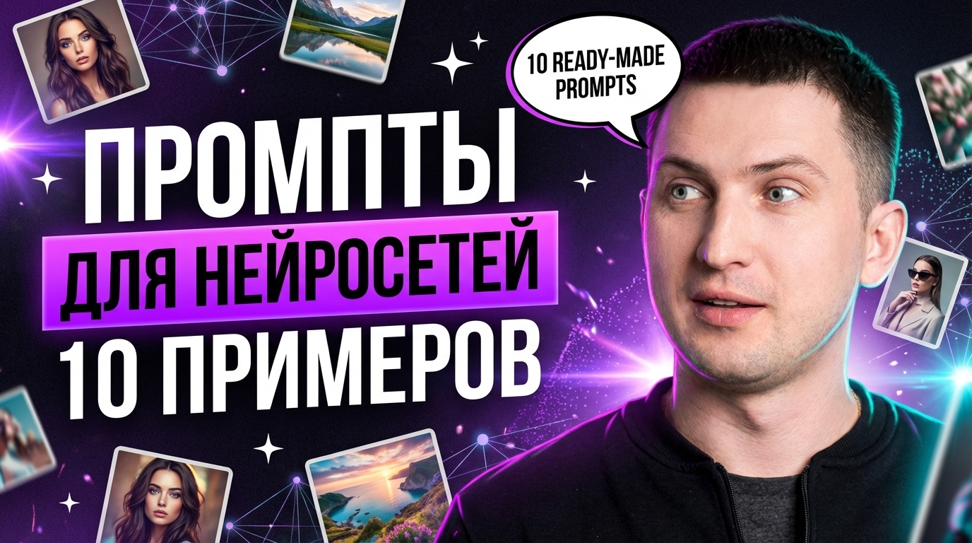Промты для нейросети: 10 примеров для красивого фото