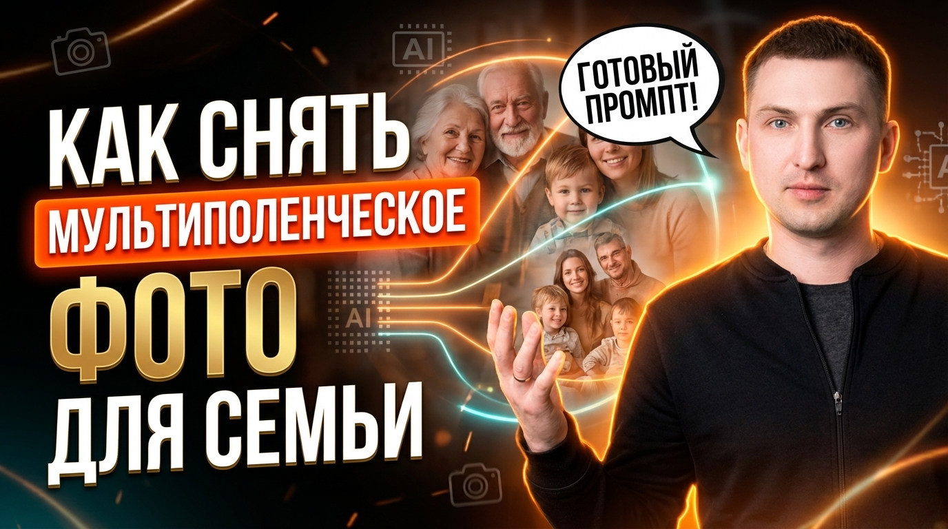 Промт поколение: как сделать фото поколений для семьи — готовый текст