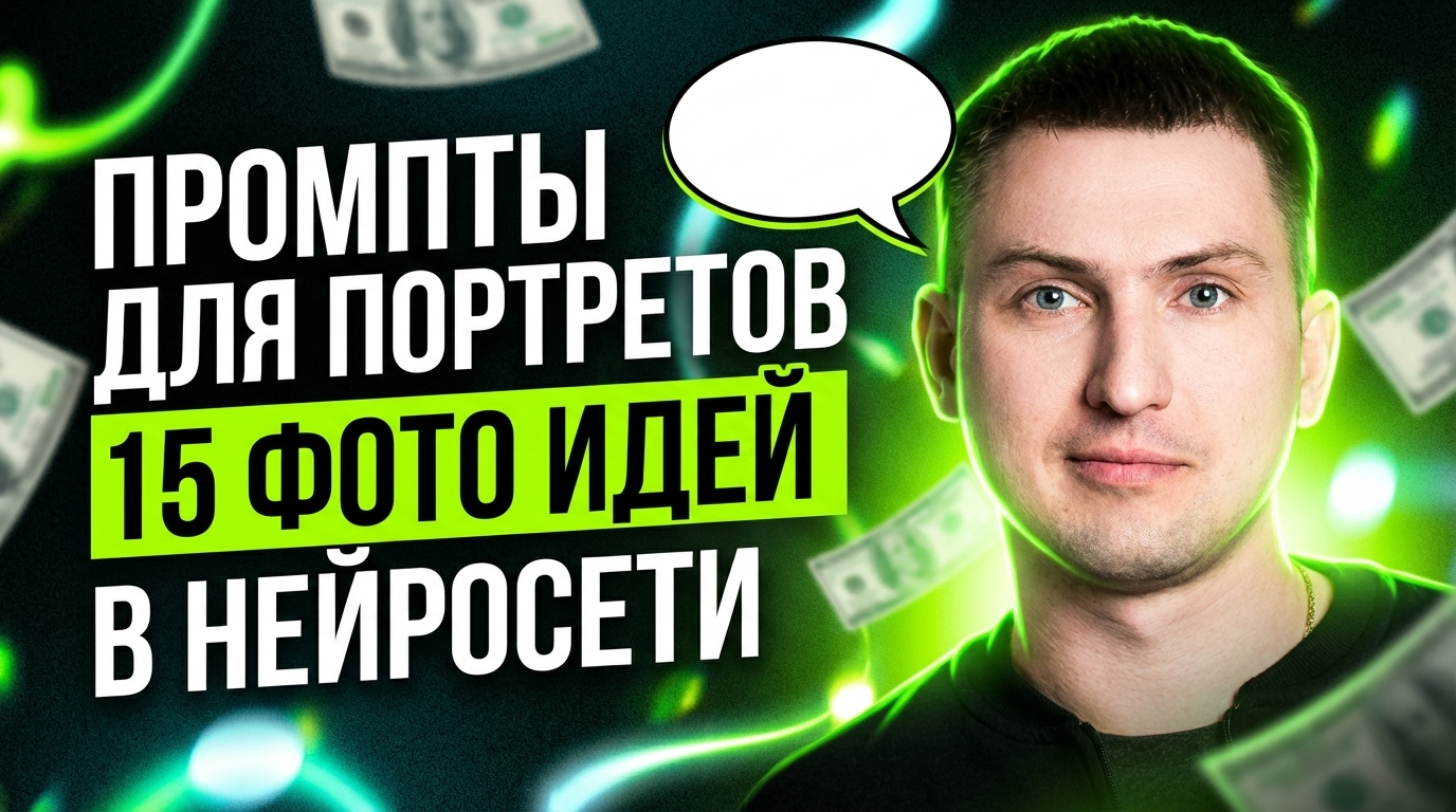 Промпты для портретов: 15 идей для фото в нейросети — готовые примеры