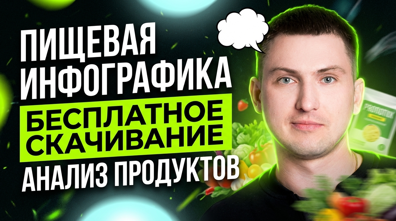 Инфографика еды: скачать бесплатно и использовать для анализа продуктов