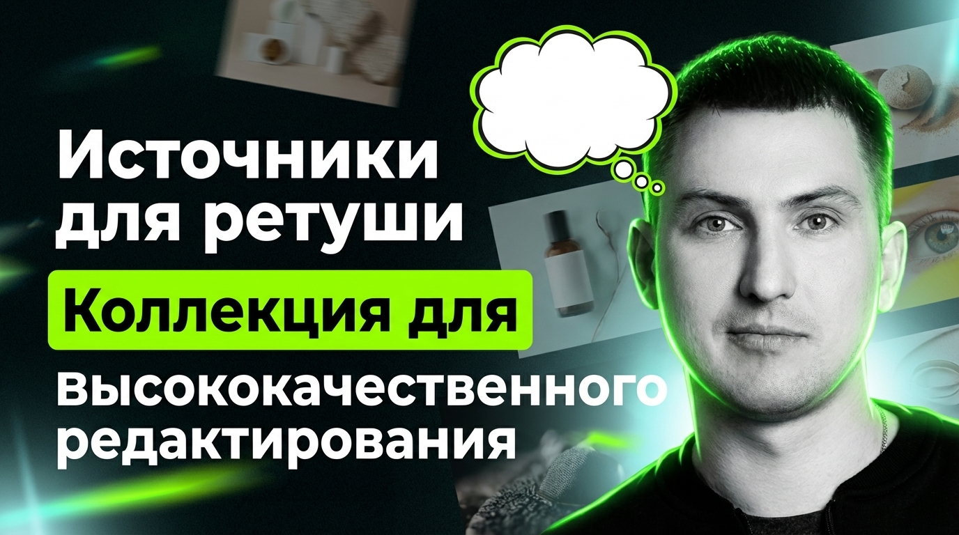 Исходники для ретуши: подборка для качественной предметной обработки