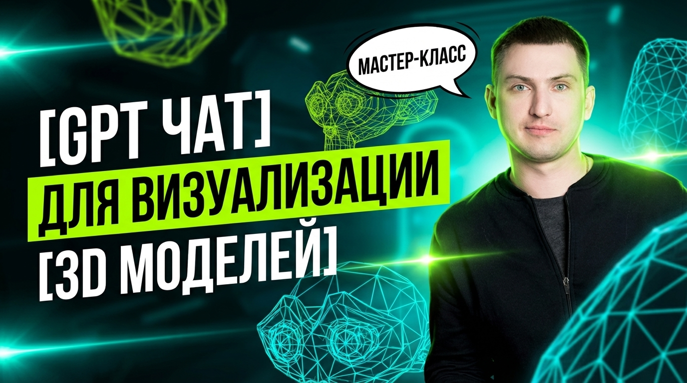 Чат GPT для визуализации 3D модели: промт для точной генерации по референсу